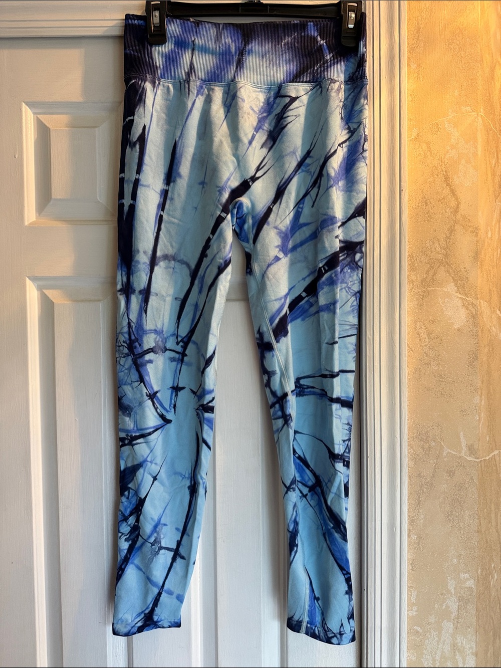 Pink Victoria’s Secret Tie-Dye Blue Leggings